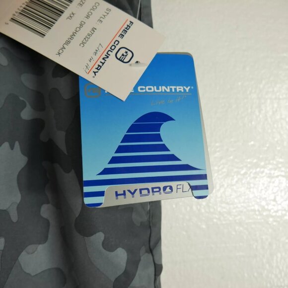 Free Country Hydro Flex 4-Way Stretch Swim Board Shorts Camouflage Men's SZ 42 - Picture 6 of 8